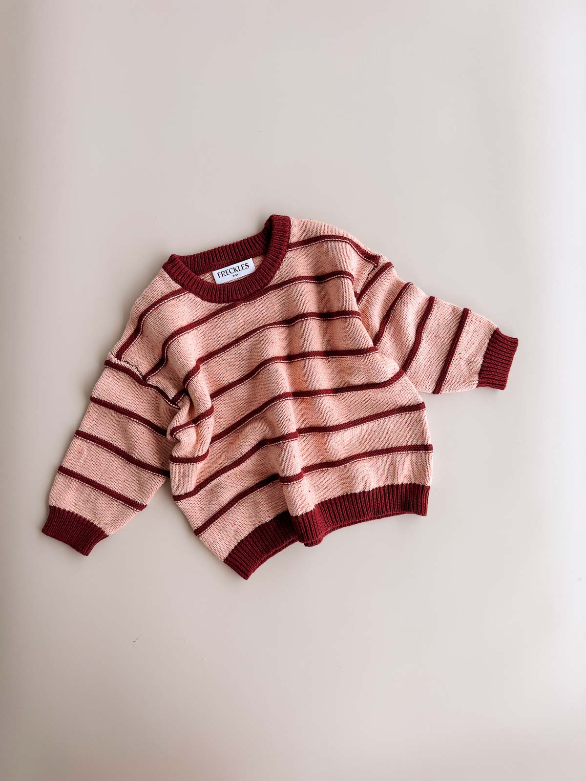 Raised Stripe Jumper | Sherbet Berry