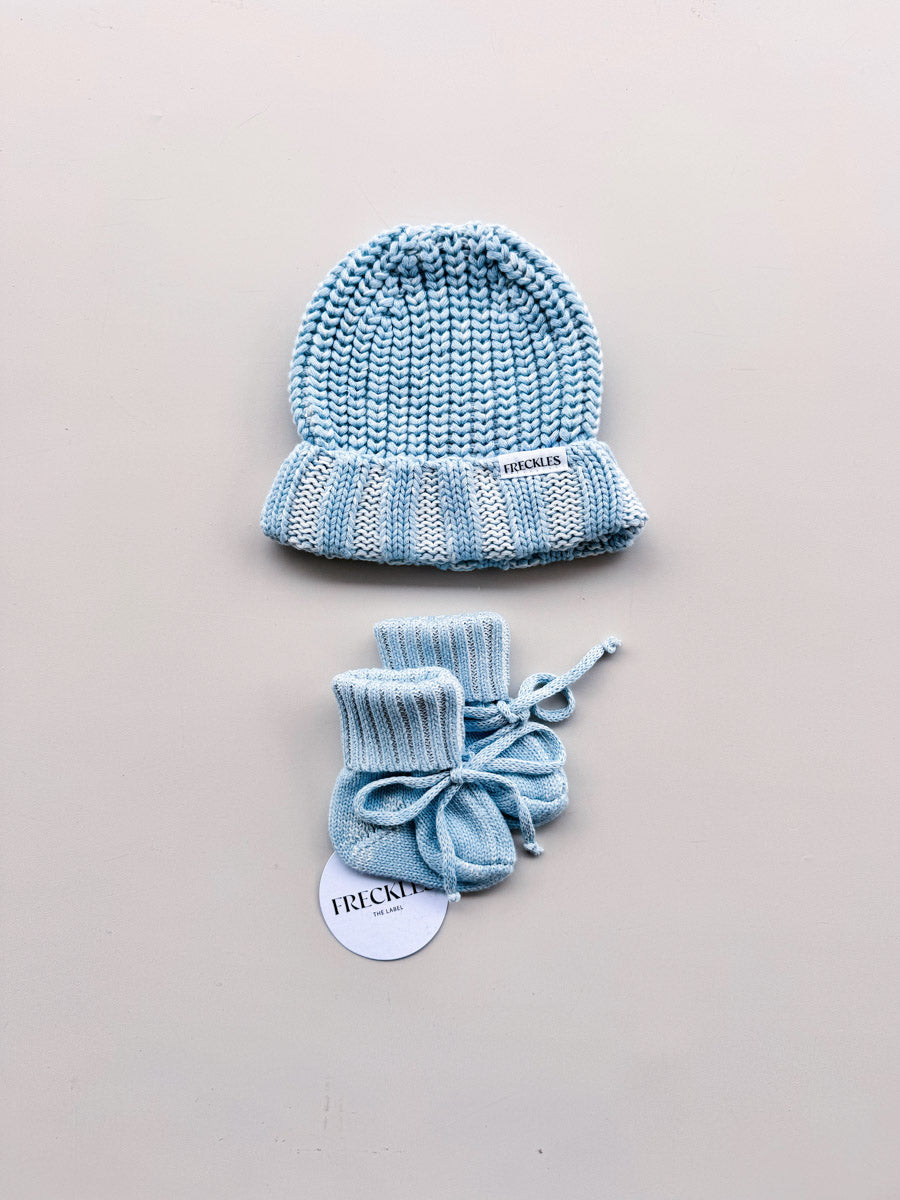 Chunky Cotton Beanie | Arctic