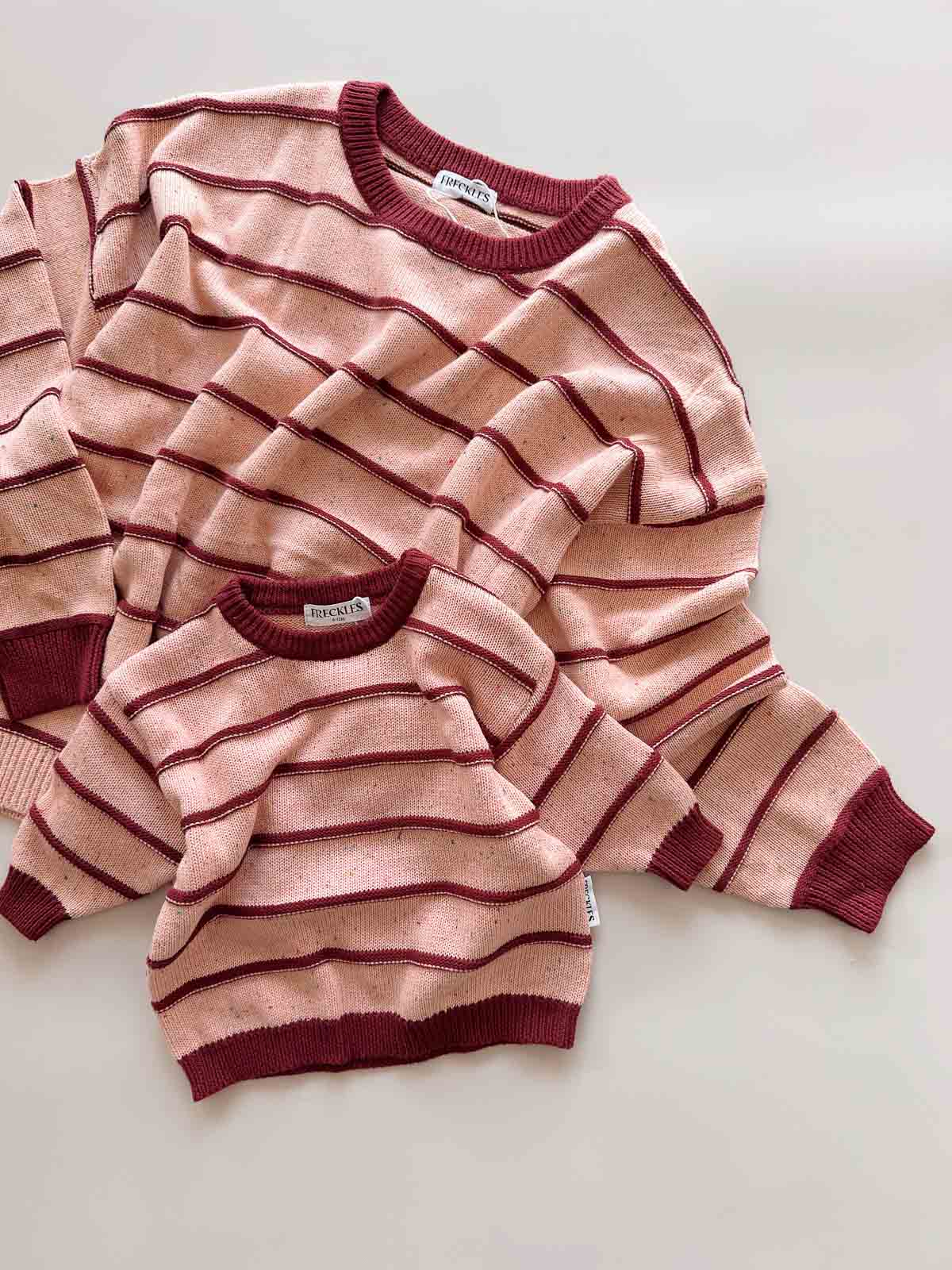 Women's Raised Stripe Jumper | Sherbet Berry
