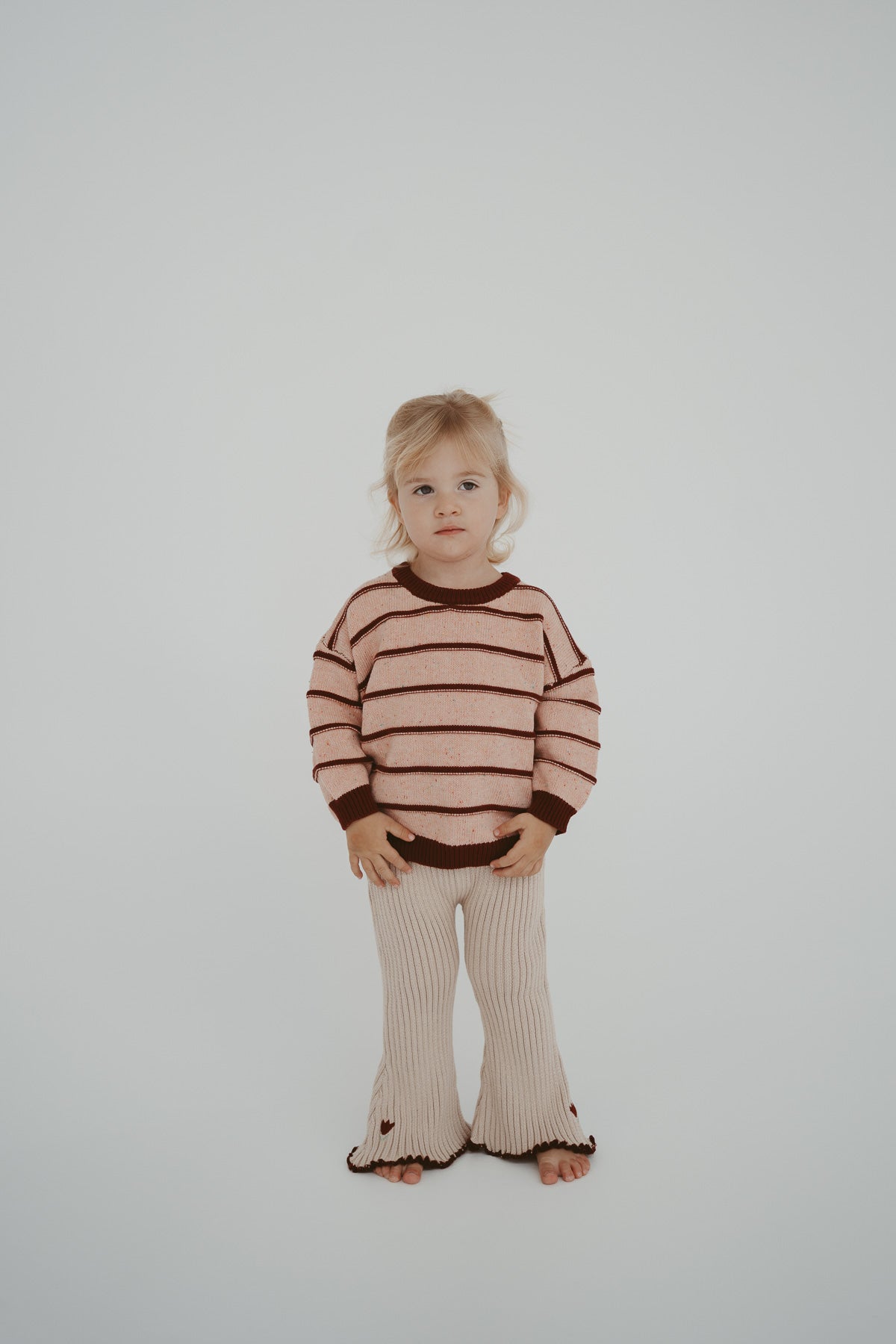 Raised Stripe Jumper | Sherbet Berry