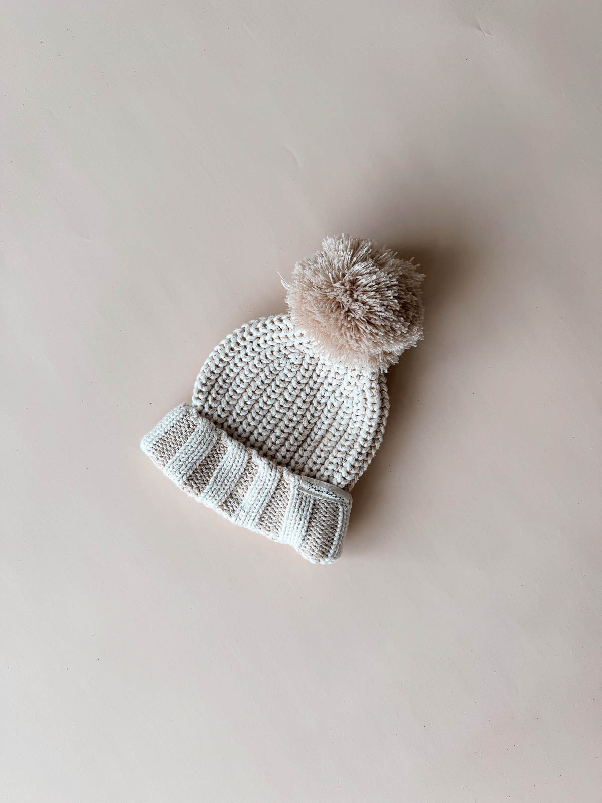 Chunky Cotton Beanie | Oat