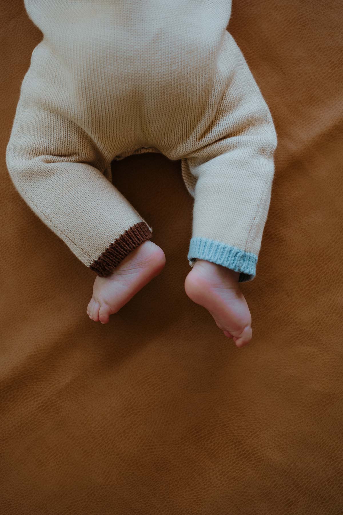 Cotton Knit  Romper | Earth Mix