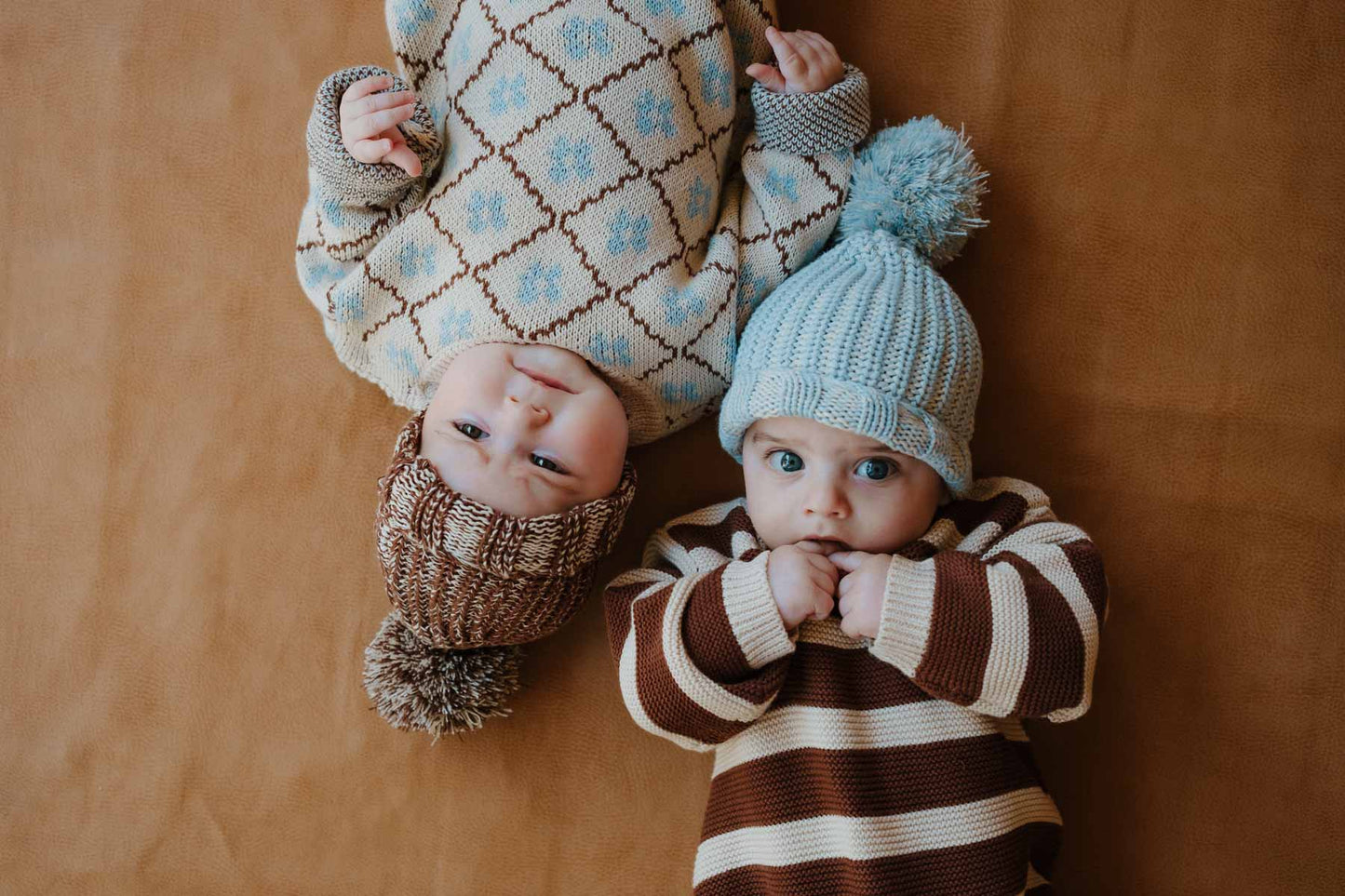 Chunky Cotton Beanie | Chocolate