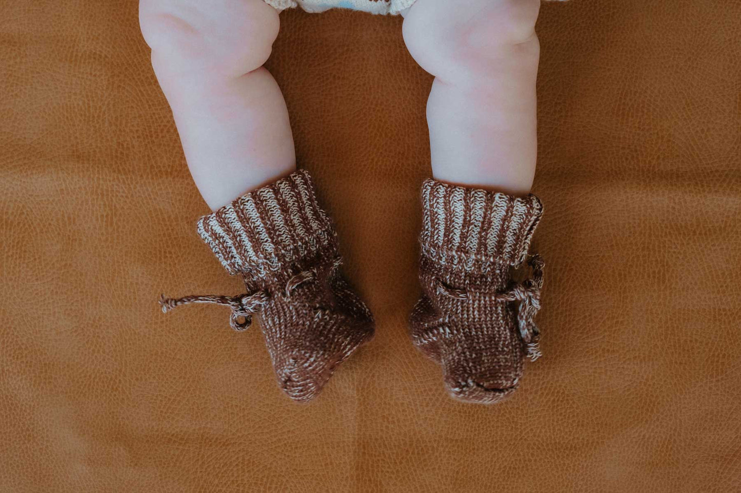 Chunky Cotton Bootie | Chocolate