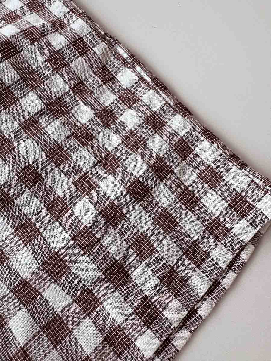 Pop's Bermuda Shorts | Brown Tartan