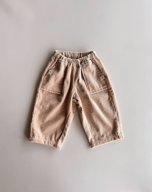 Cotton Corduroy Pants | Wheat