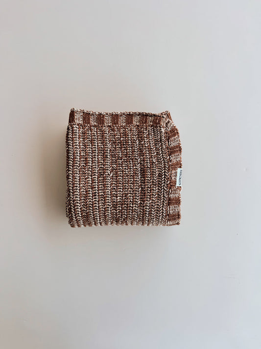 Chunky Knit Blanket | Chocolate