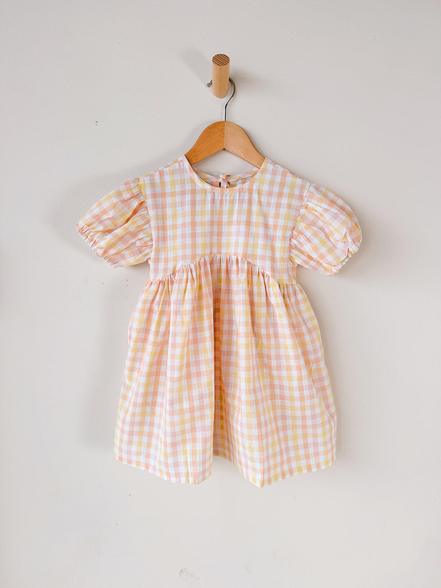 Pippa Cotton Sundress | Sorbet Gingham New