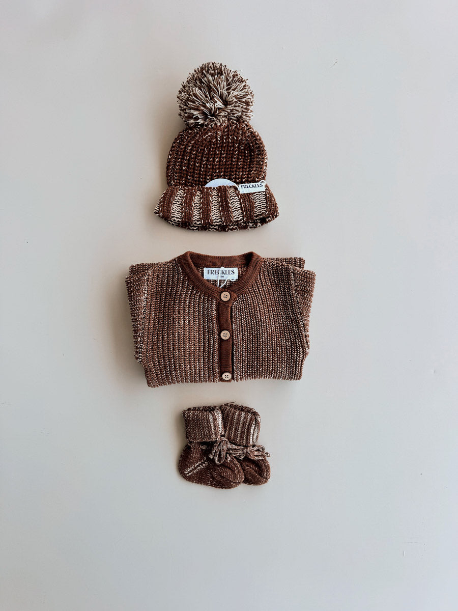 Chunky Full Romper | Chocolate