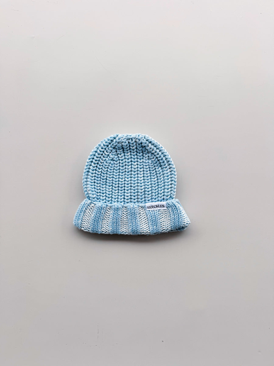 Chunky Cotton Beanie | Arctic