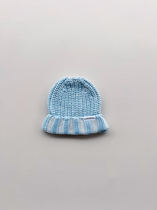 Chunky Cotton Beanie | Arctic