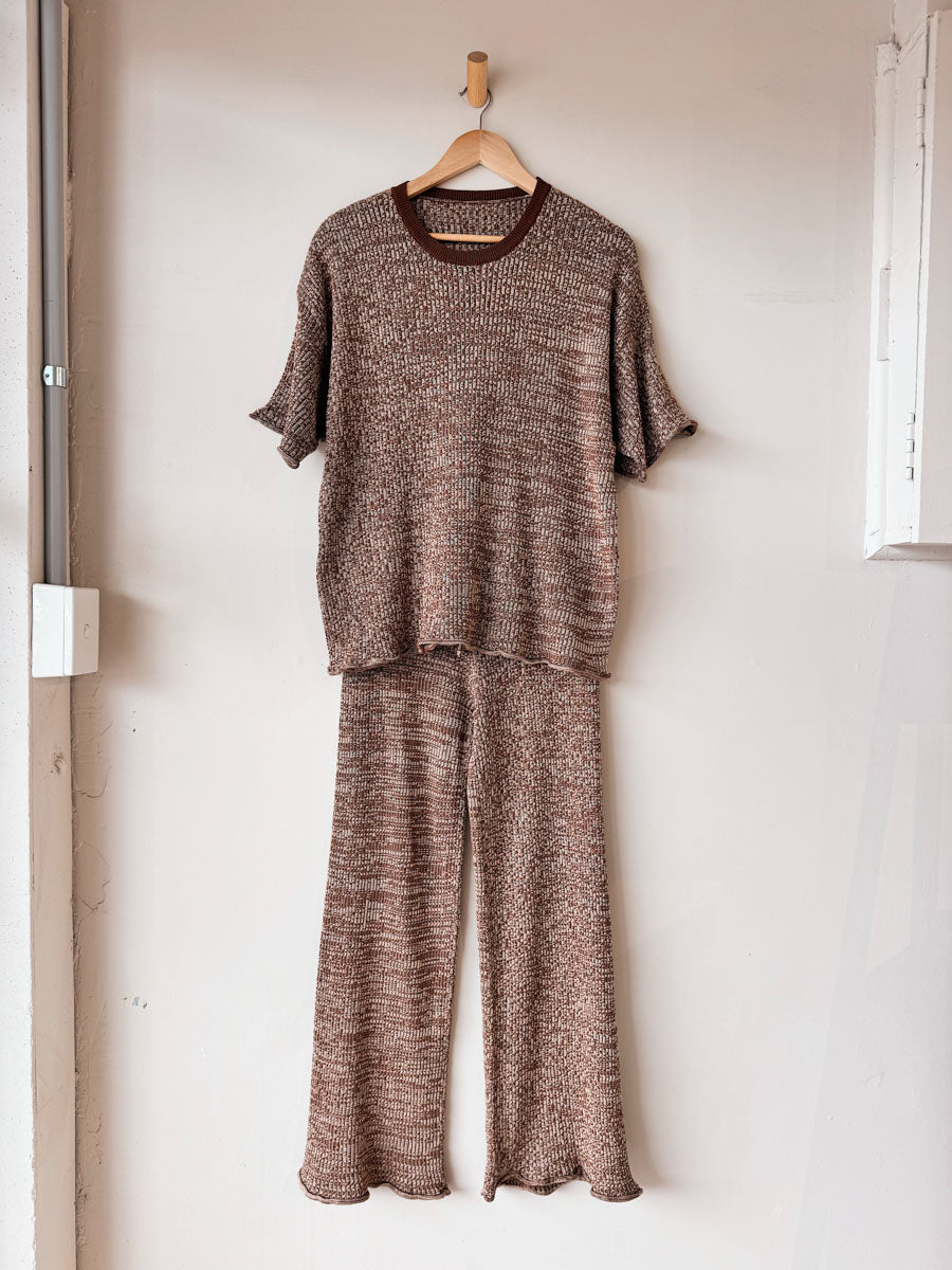 PRE-ORDER Women's Fine Rib SET | Chocolate