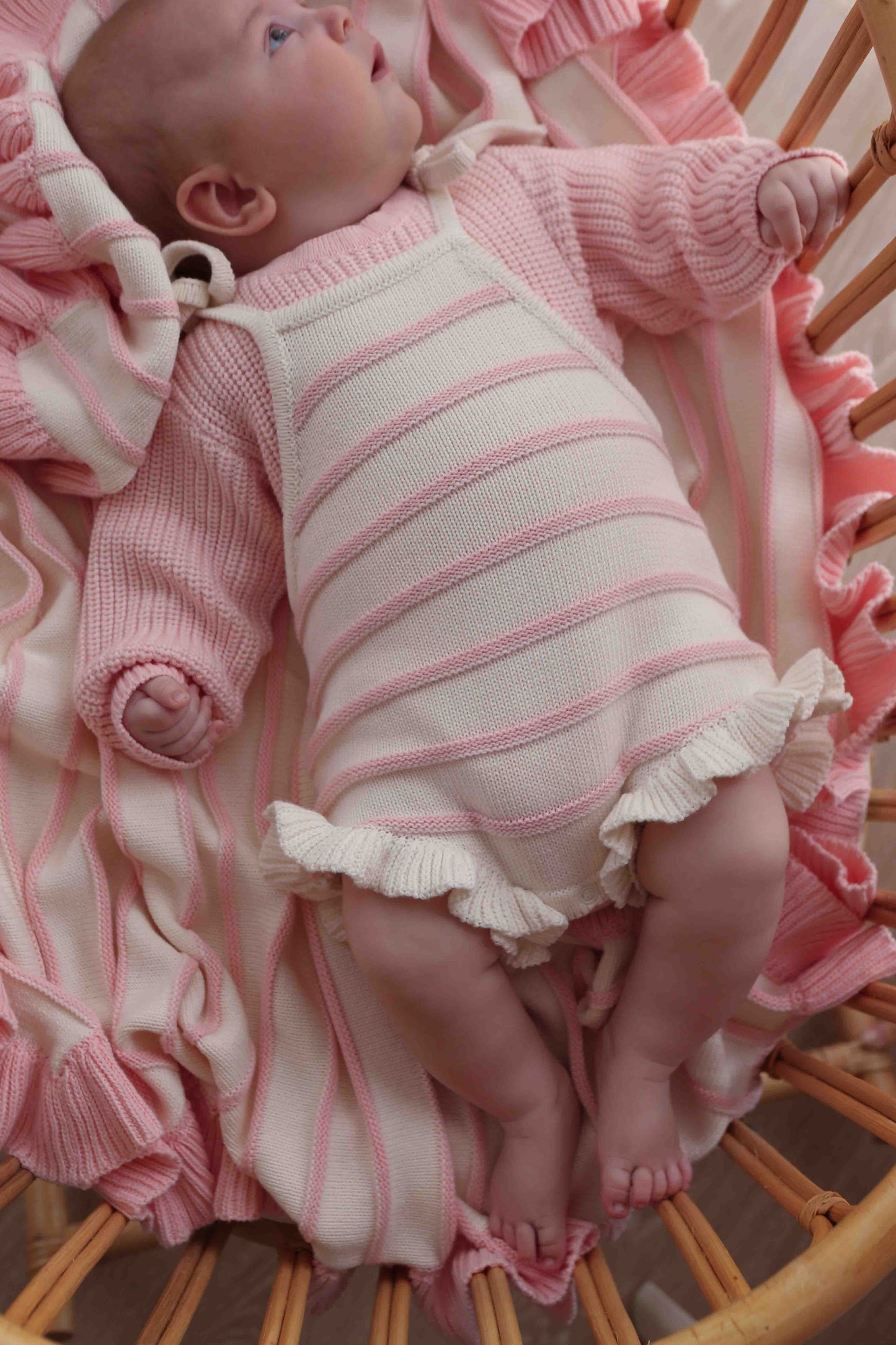 Chunky LS Romper | Sweetpea
