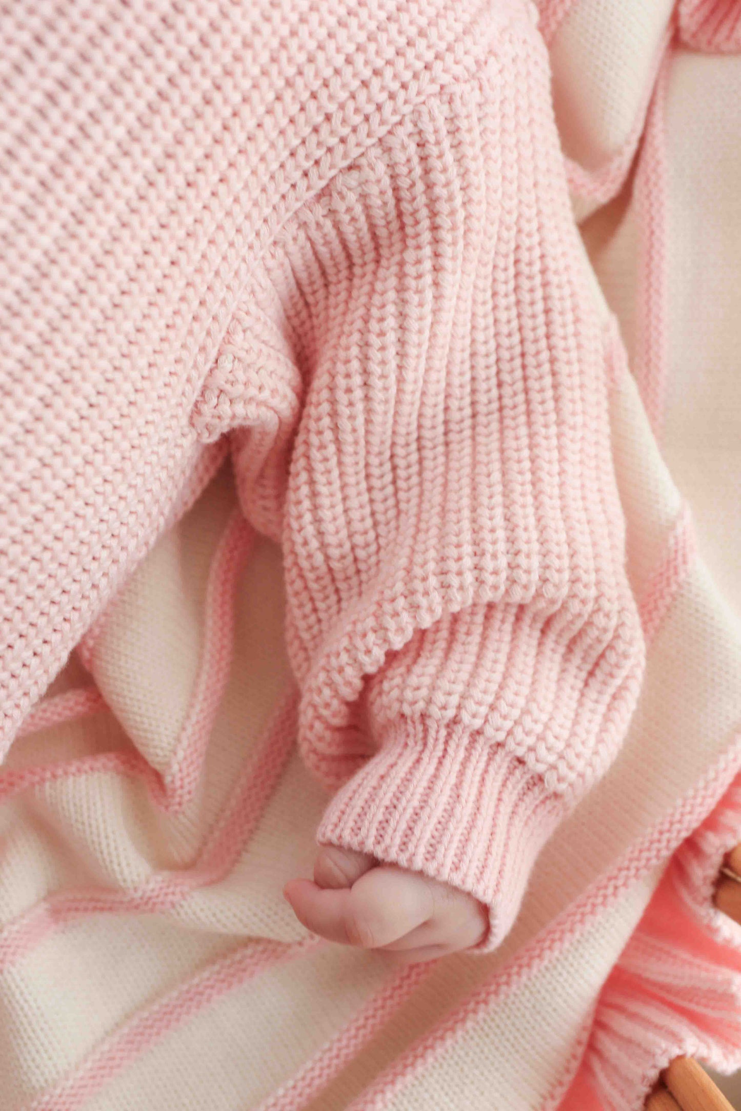 Chunky LS Romper | Sweetpea