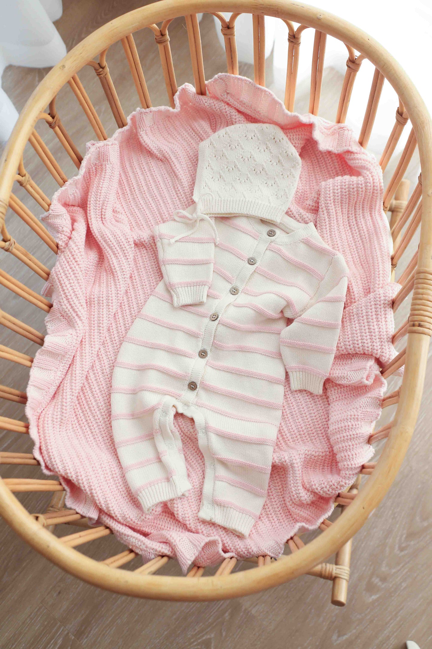 Chunky Knit Blanket | Sweetpea