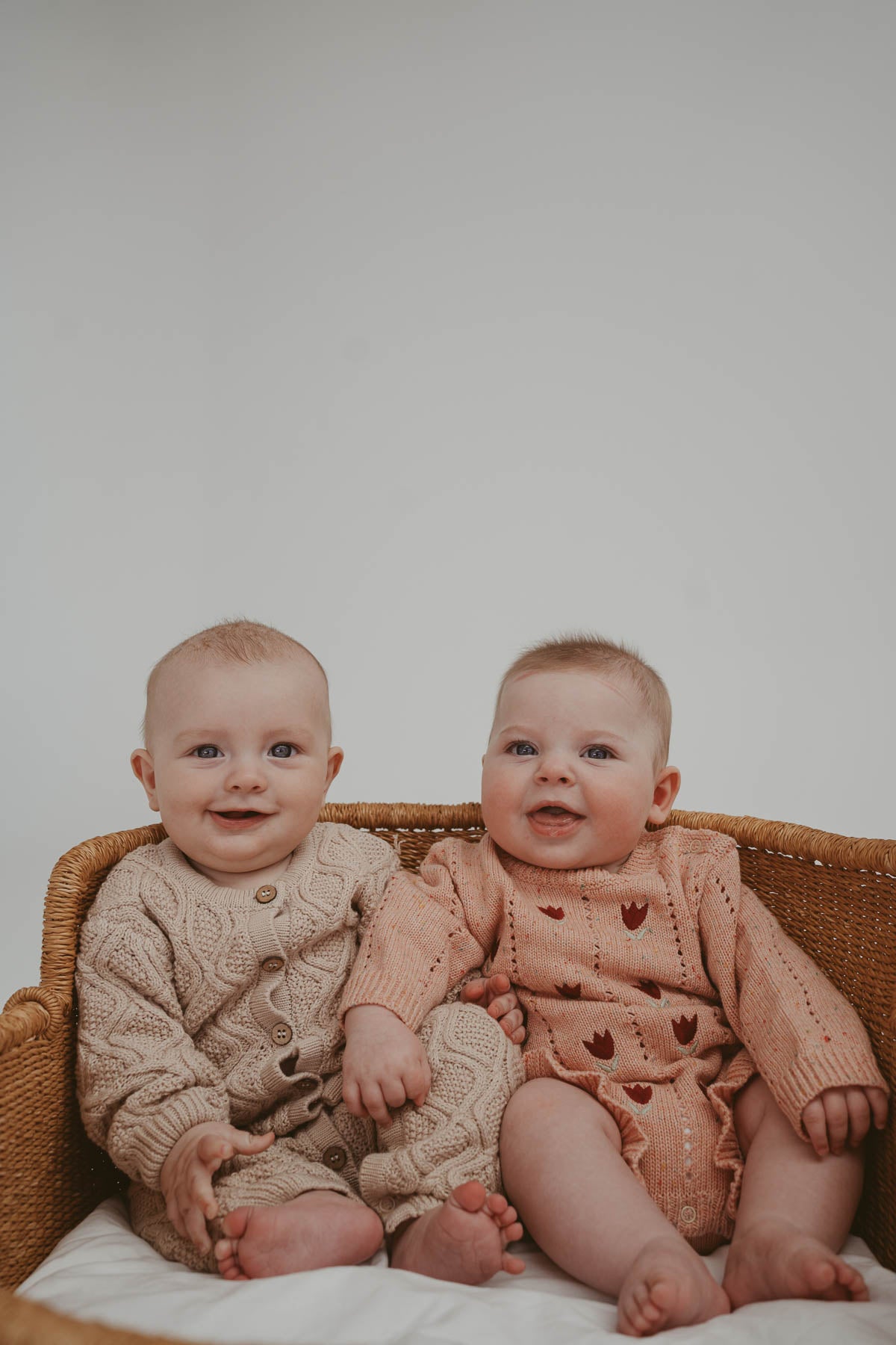 Embroidered Pointelle Romper | Sherbet Tulip