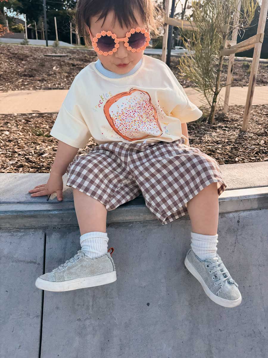 Pop's Bermuda Shorts | Brown Tartan