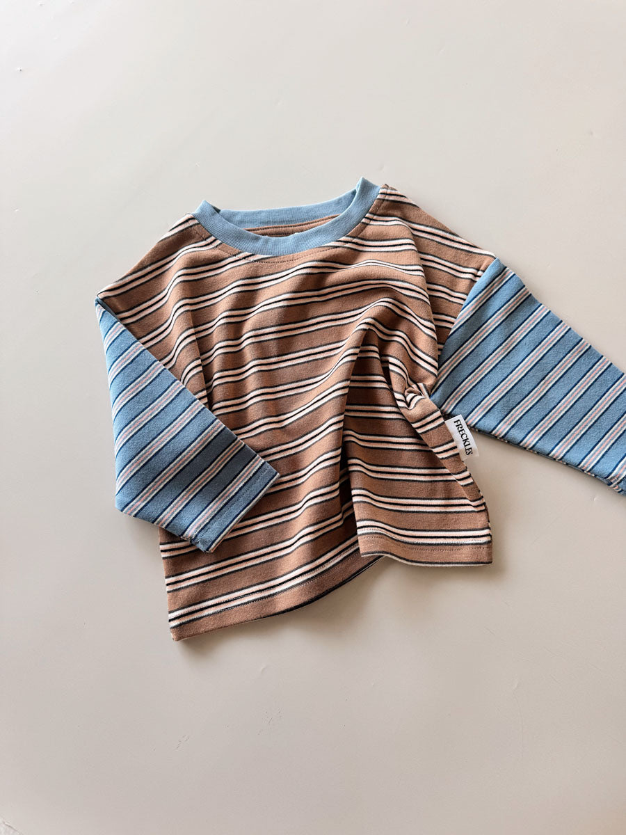 Colour Block Stripe Tee | Sorrento