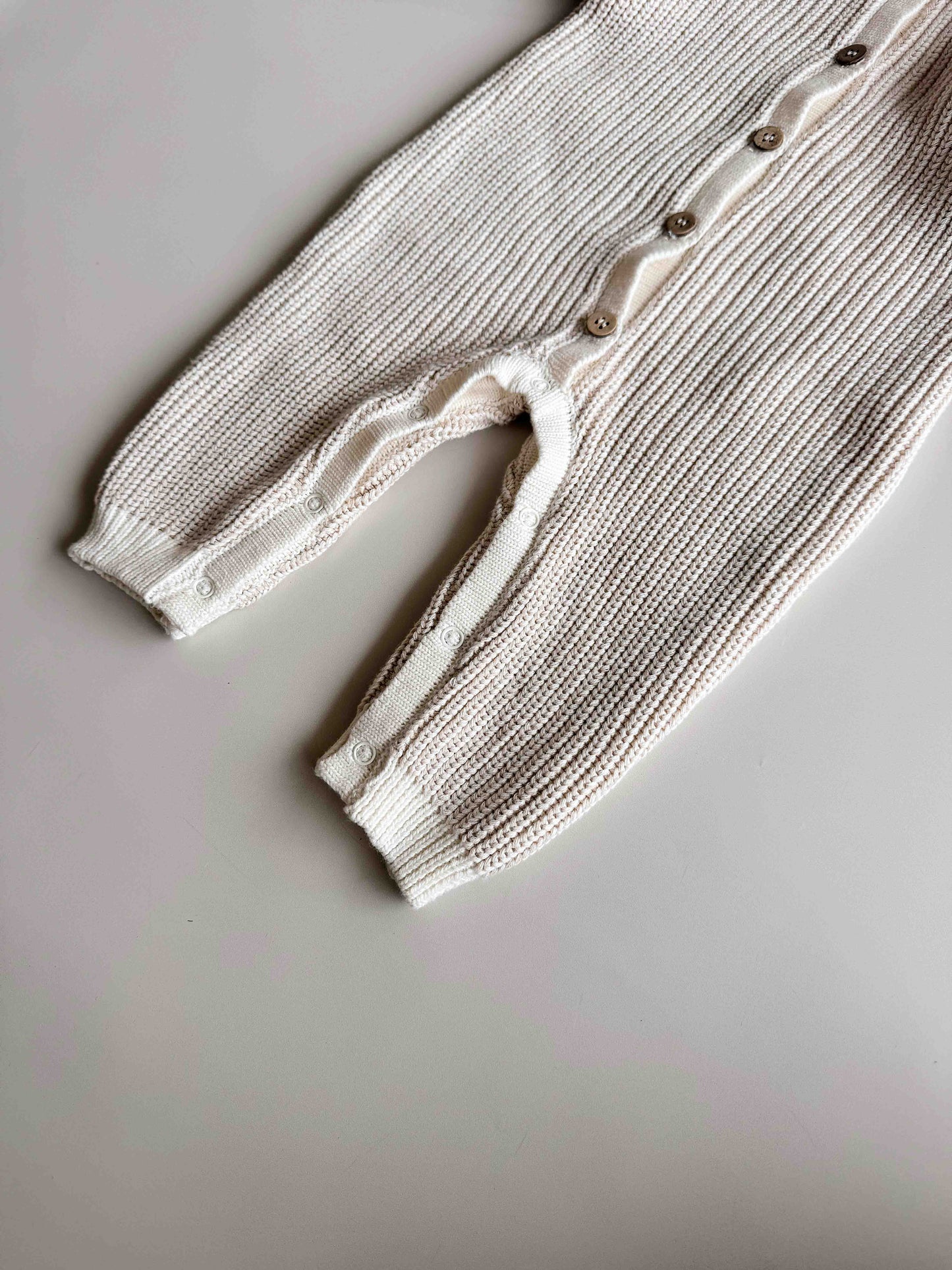 Chunky Full Romper | Oat